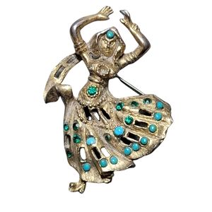 Vintage Vendome Exotic Gypsy Dancer Brooch
